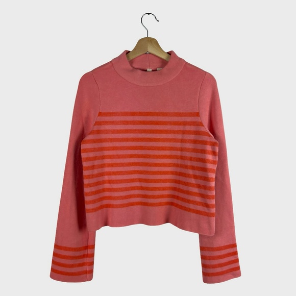 Anthropologie Sweaters - Anthropologie Cowl Neck with Stripes Sweater by Moth